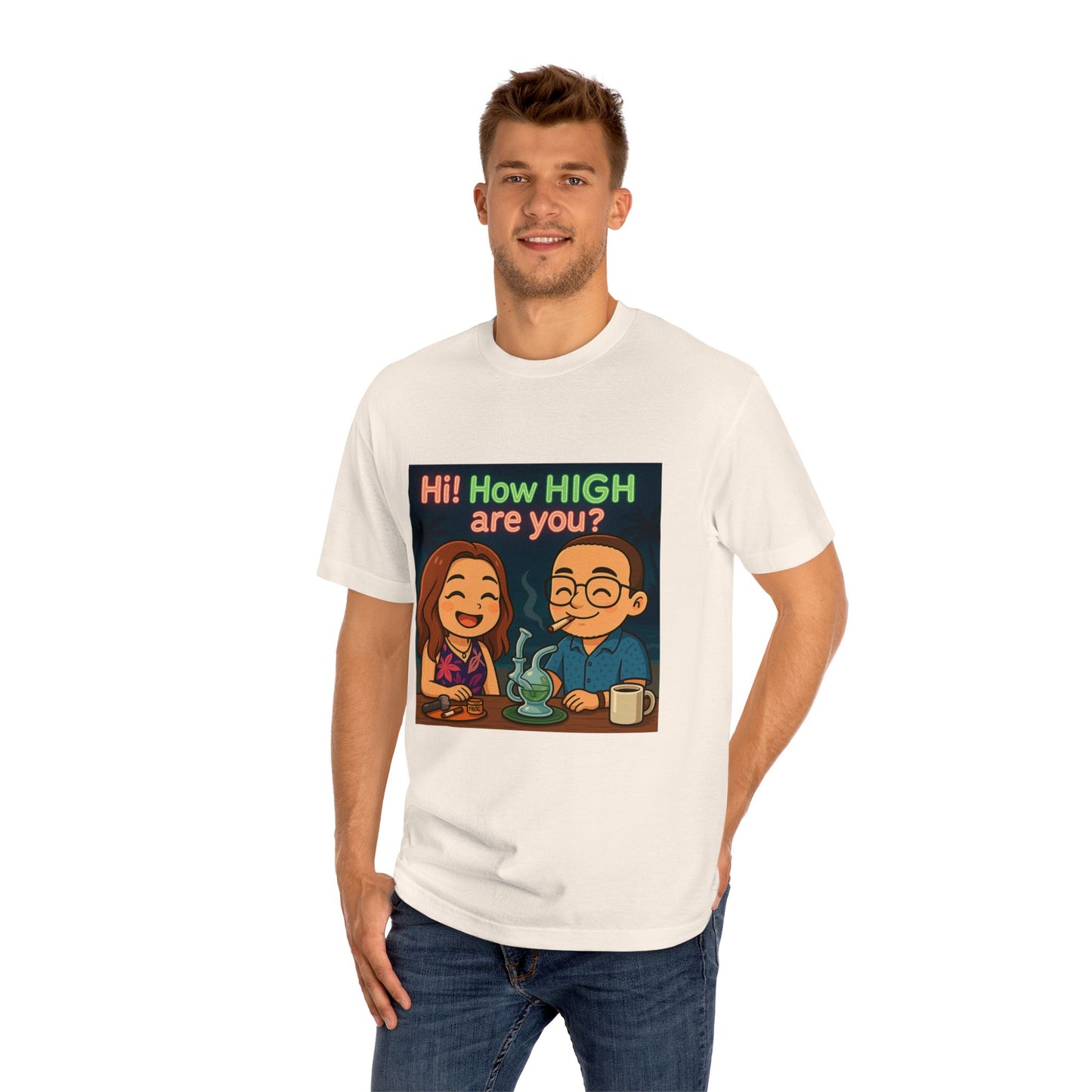 Unisex Classic Tee - Fun & Chill Vibe, Perfect for Cannabis Enthusiasts, Casual Style, Great for Parties & Gatherings, Gift Idea