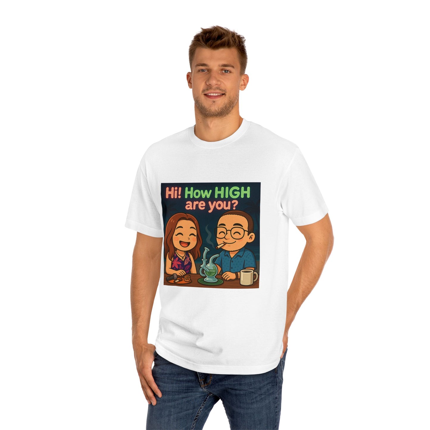 Unisex Classic Tee - Fun & Chill Vibe, Perfect for Cannabis Enthusiasts, Casual Style, Great for Parties & Gatherings, Gift Idea