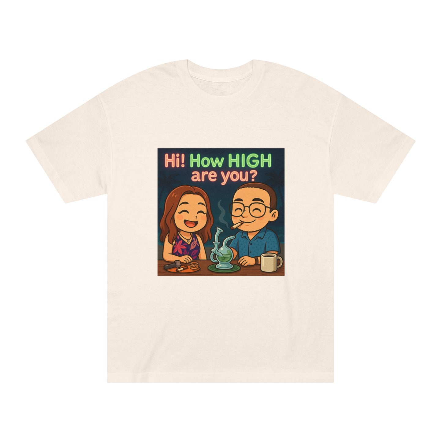 Unisex Classic Tee - Fun & Chill Vibe, Perfect for Cannabis Enthusiasts, Casual Style, Great for Parties & Gatherings, Gift Idea