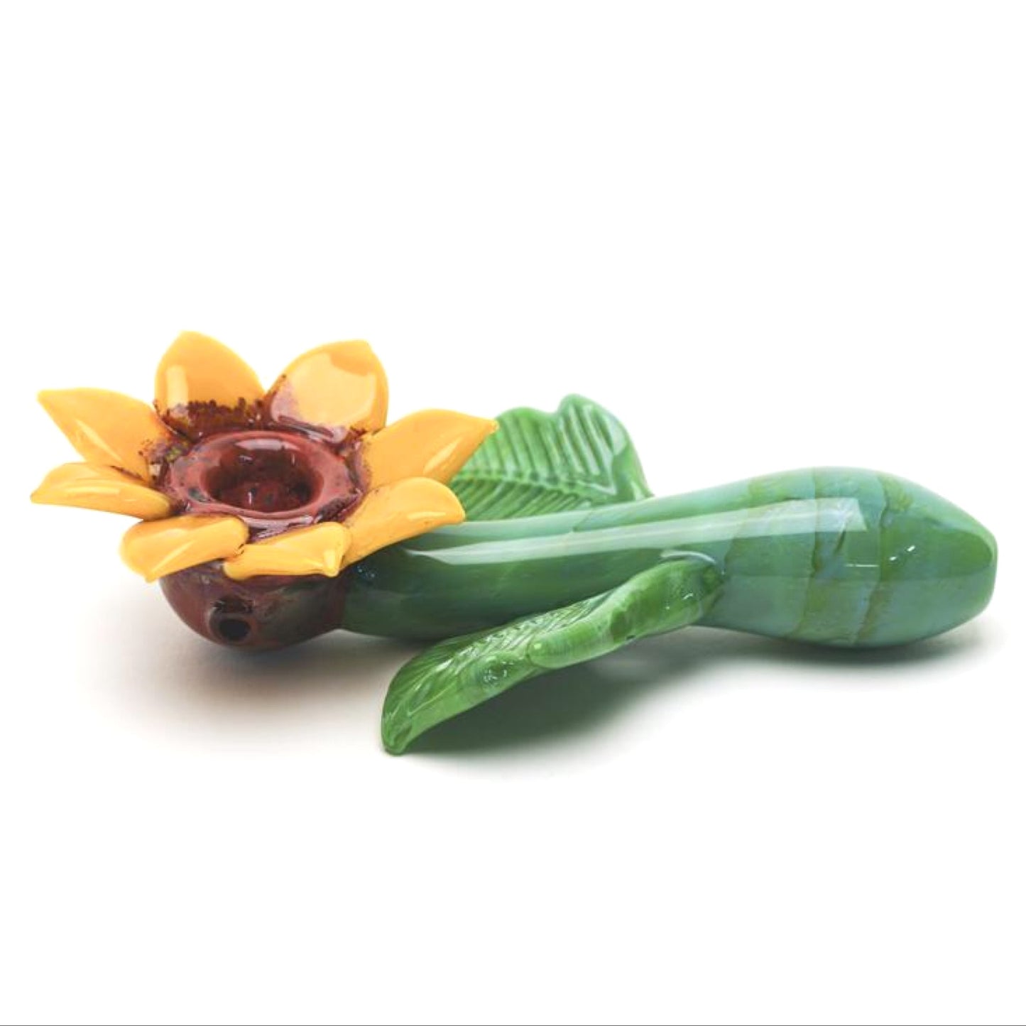 Empire Glassworks Sunflower Sherlock Hand Pipe π»
