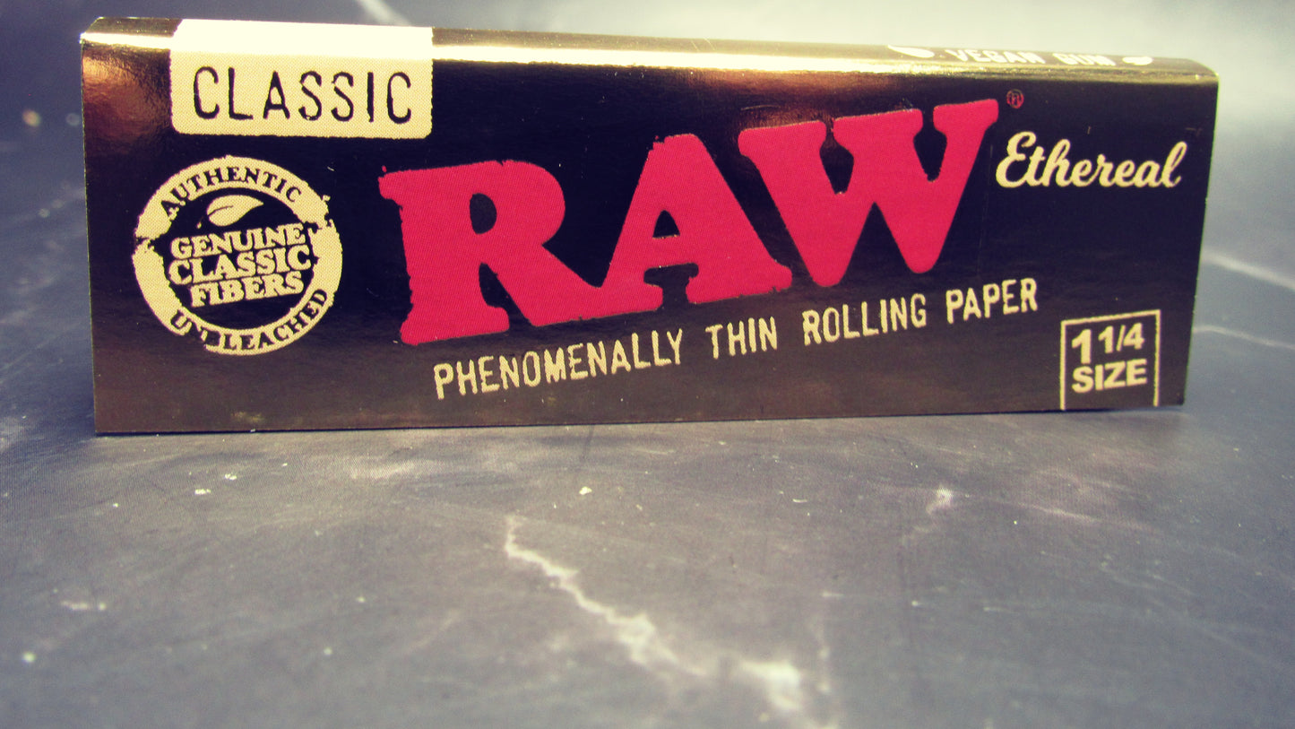 RAW Rolling Papers Display Box – Ethereal Edition, 1¼ Size (1.25 in)