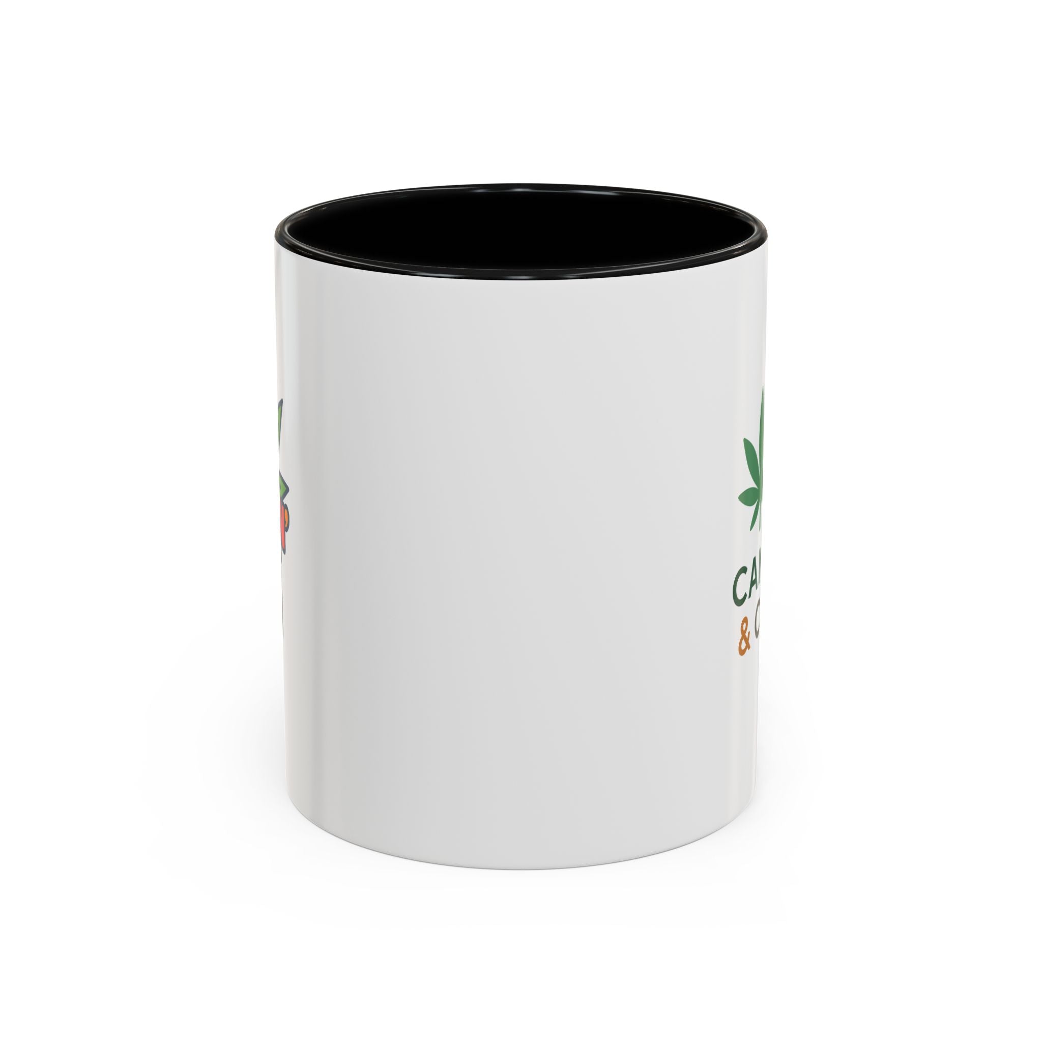 Cannabis & Coffee Accent Mug - 11oz & 15oz - Perfect Gift for Coffee Lovers