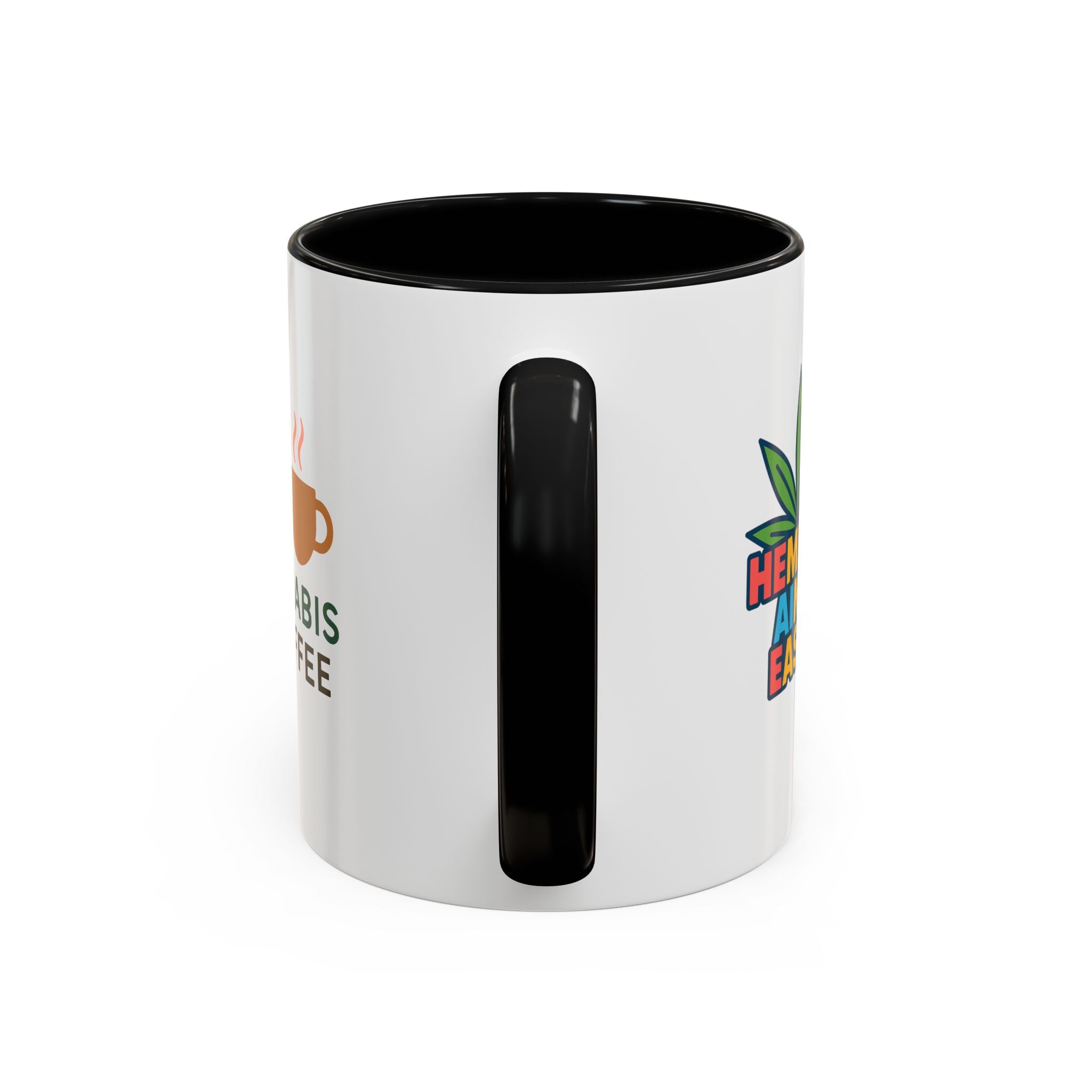 Cannabis & Coffee Accent Mug - 11oz & 15oz - Perfect Gift for Coffee Lovers