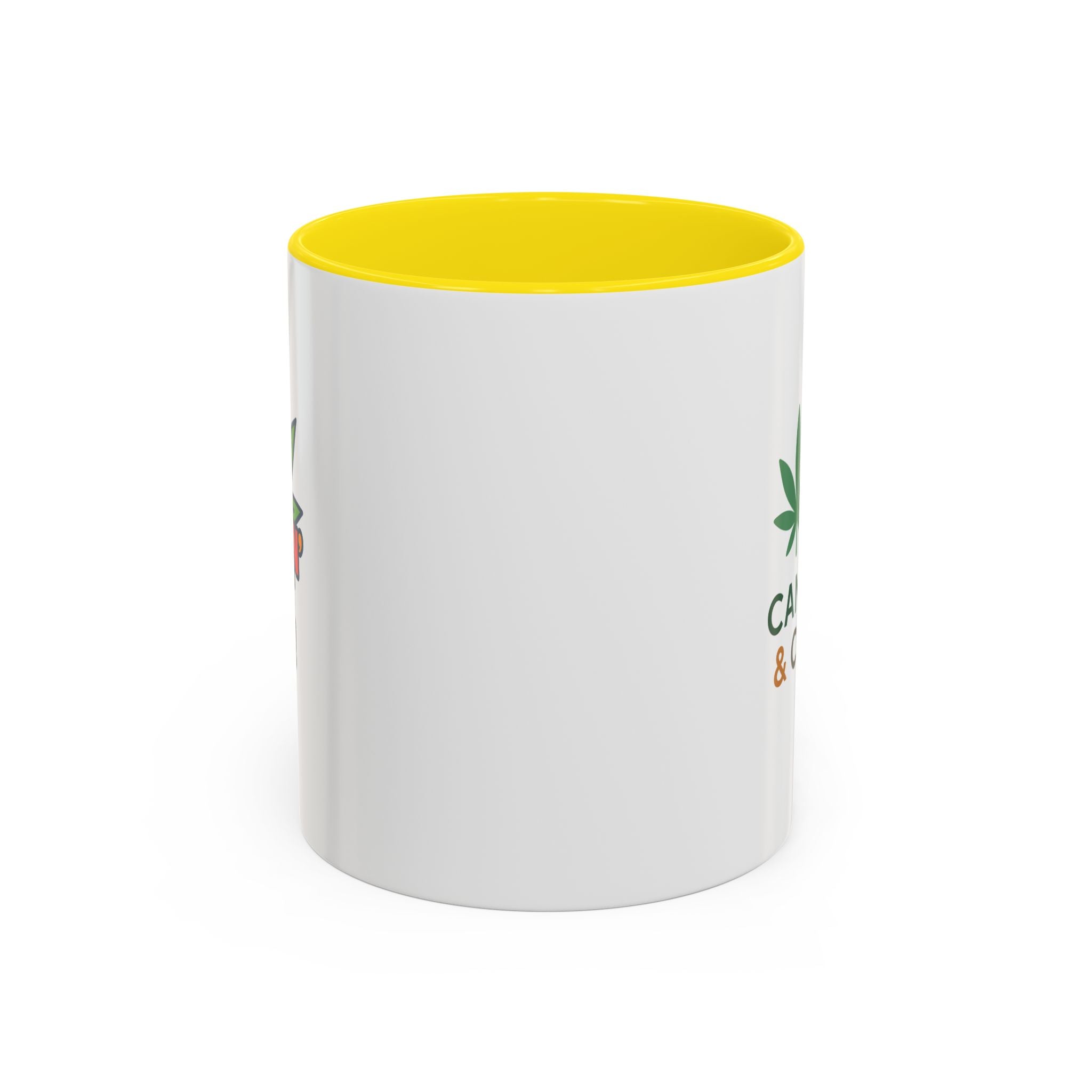 Cannabis & Coffee Accent Mug - 11oz & 15oz - Perfect Gift for Coffee Lovers