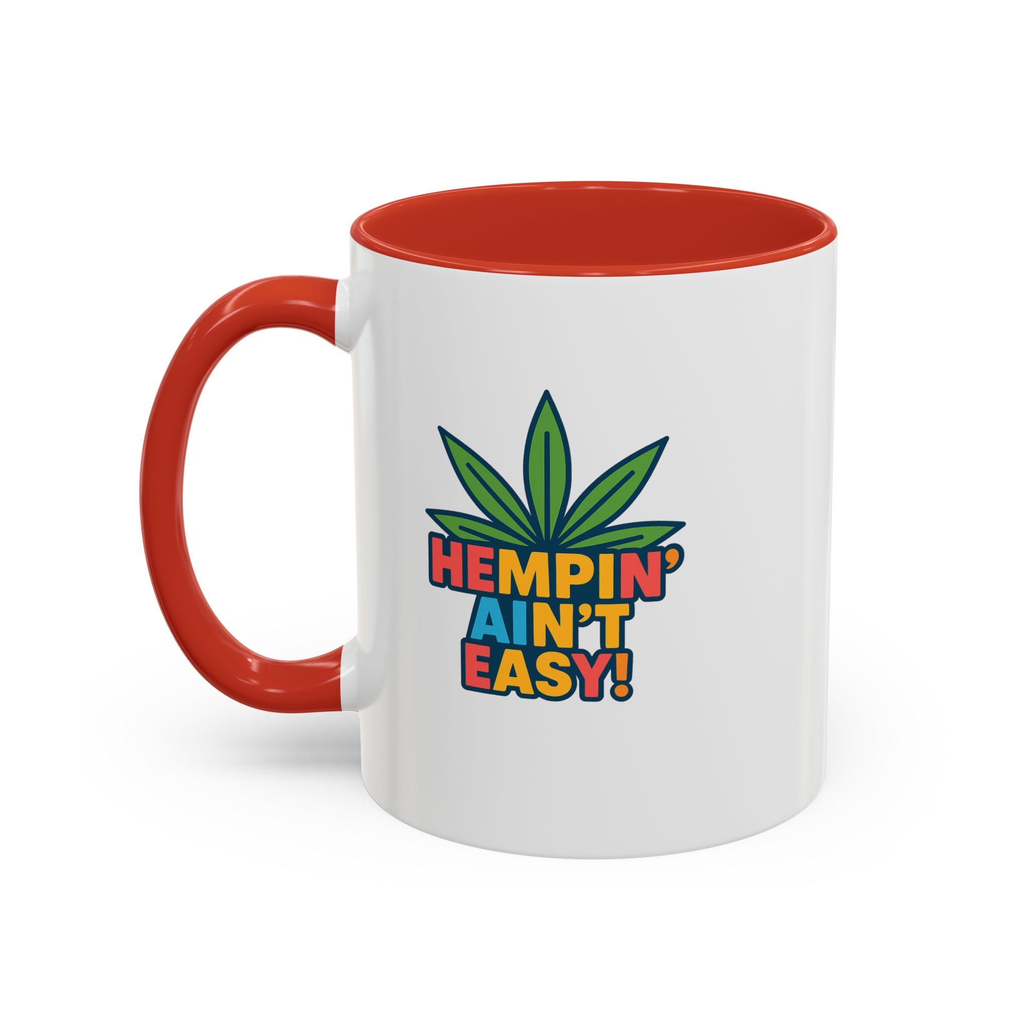 Cannabis & Coffee Accent Mug - 11oz & 15oz - Perfect Gift for Coffee Lovers