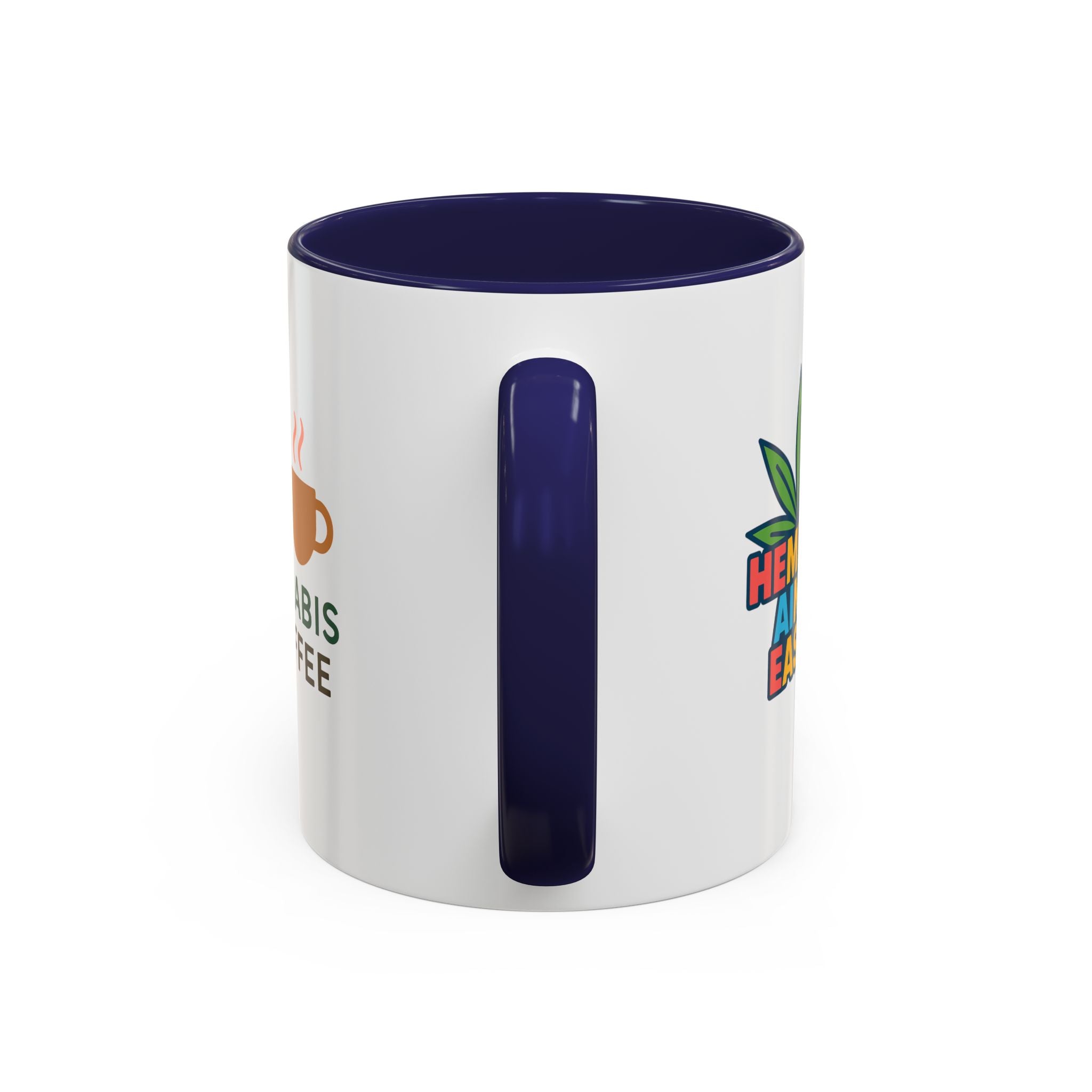 Cannabis & Coffee Accent Mug - 11oz & 15oz - Perfect Gift for Coffee Lovers