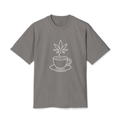 Unisex Heavy Faded Tee - Coffee Plant Design - Perfect for Caffeine Lovers