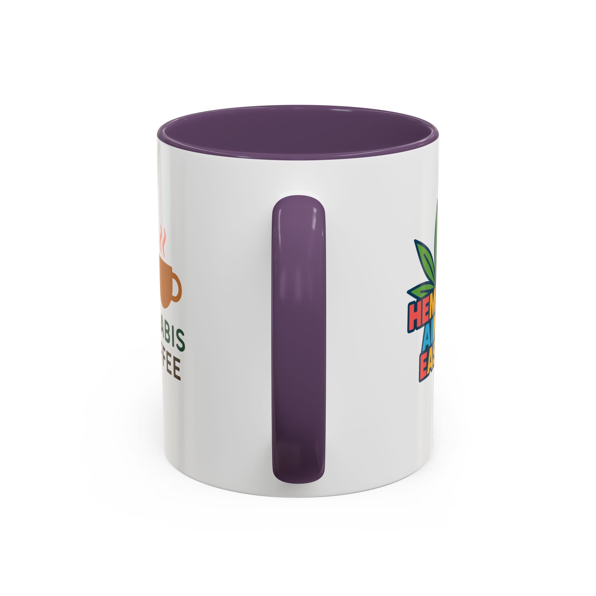 Cannabis & Coffee Accent Mug - 11oz & 15oz - Perfect Gift for Coffee Lovers