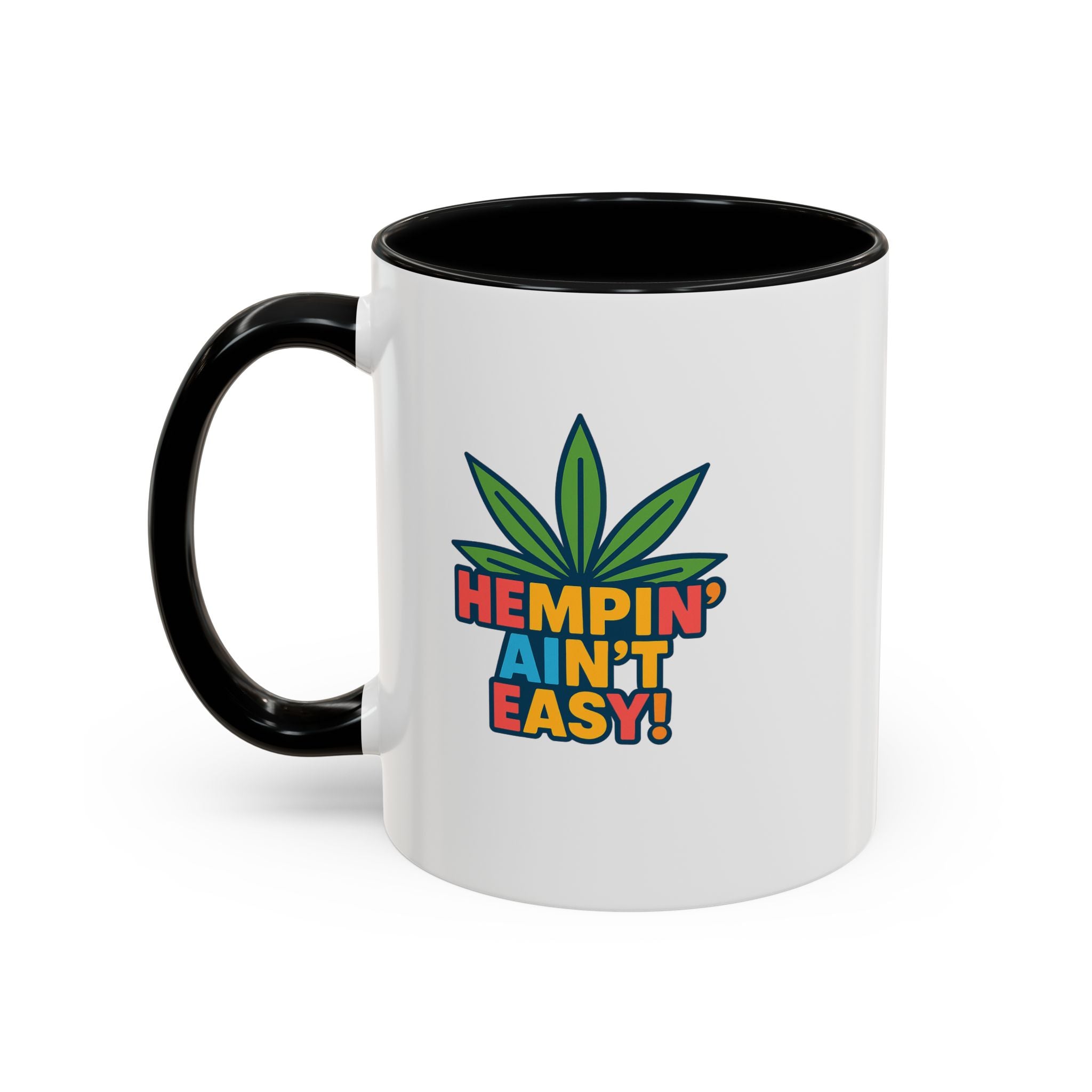 Cannabis & Coffee Accent Mug - 11oz & 15oz - Perfect Gift for Coffee Lovers