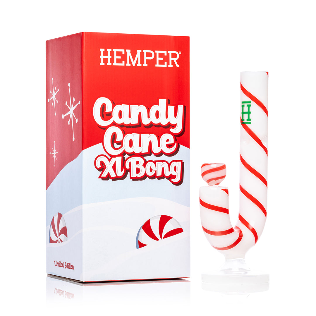 Hemper 10.5” Candy Cane Bong