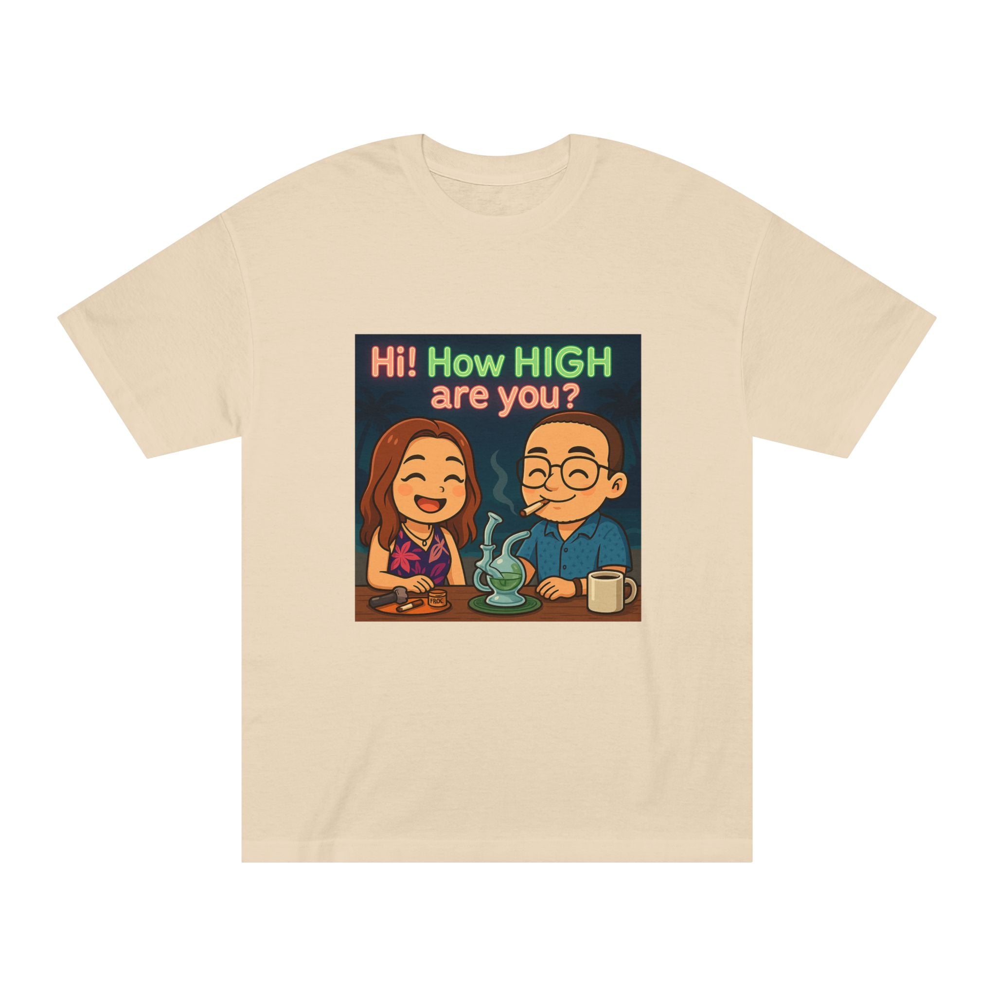 Unisex Classic Tee - Fun & Chill Vibe, Perfect for Cannabis Enthusiasts, Casual Style, Great for Parties & Gatherings, Gift Idea