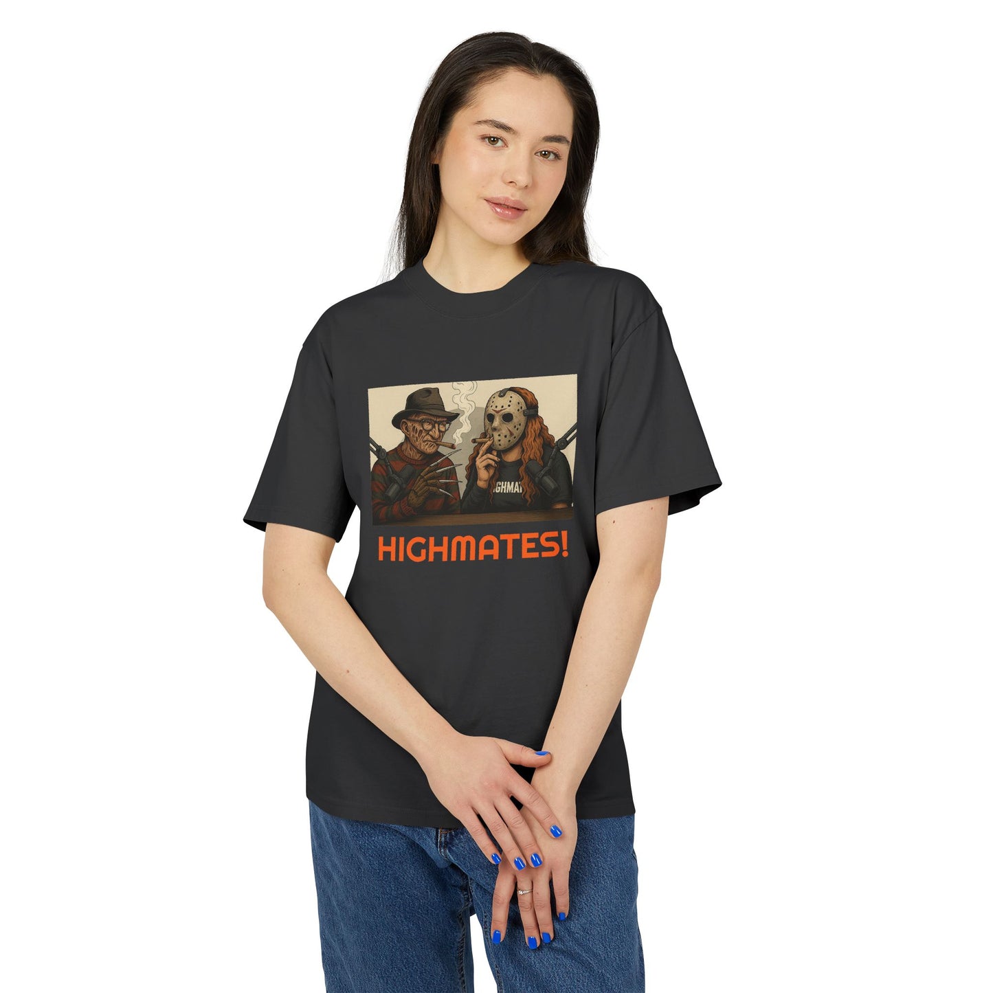 Unisex Faded Tee - Cool Horror Character Design, Perfect for Everyday Wear, Halloween, Gift for Fans of Horror Movies, Casual Style [...]