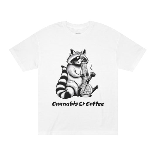 Cannabis & Coffee Unisex Classic Tee - Fun Graphic T-Shirt for Casual Wear