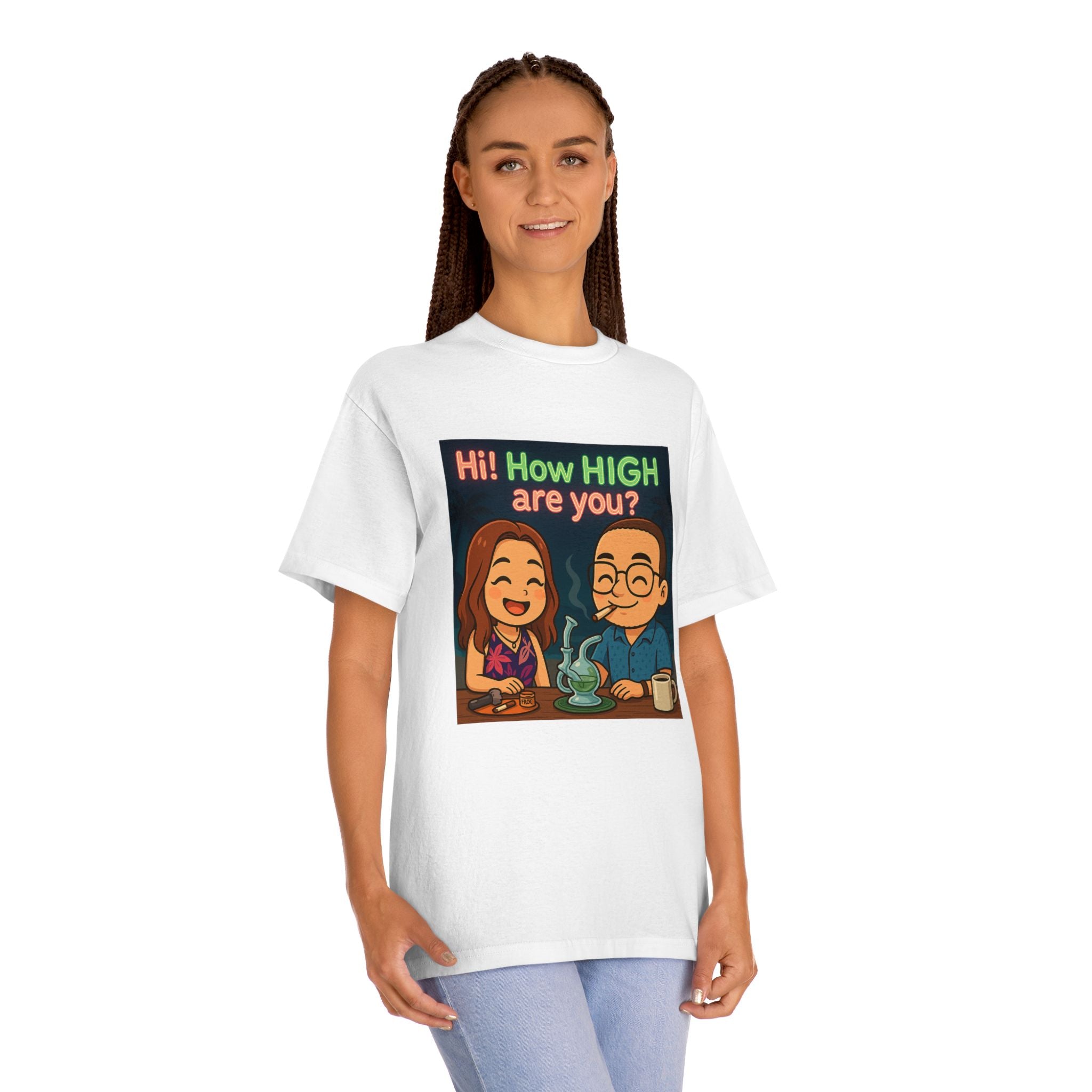 Unisex Classic Tee - Fun & Chill Vibe, Perfect for Cannabis Enthusiasts, Casual Style, Great for Parties & Gatherings, Gift Idea