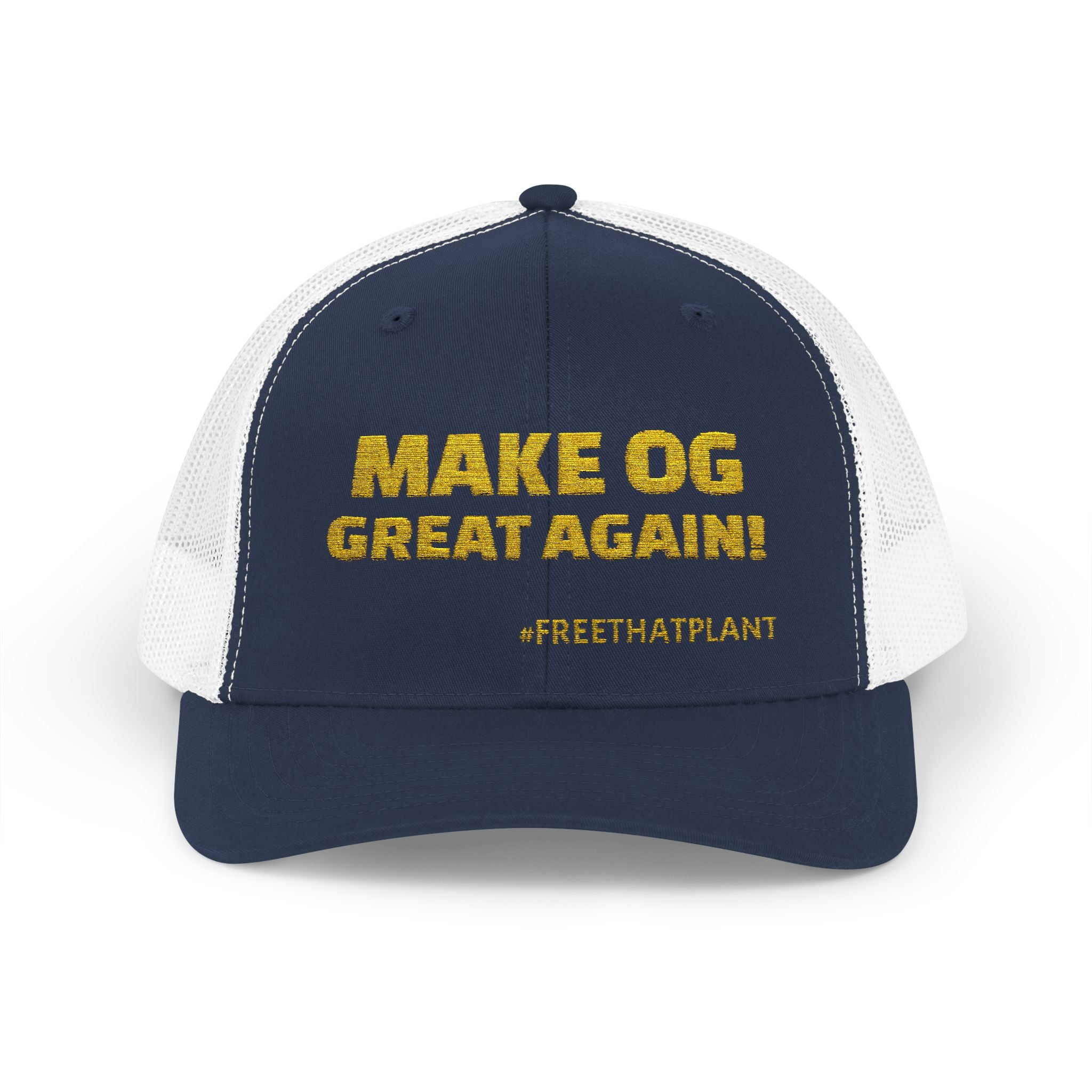 Vibrant Snapback Trucker Cap - Make OG Great Again, Fun Hat, Casual Wear, Birthday Gift, Festival Accessory, Everyday Style