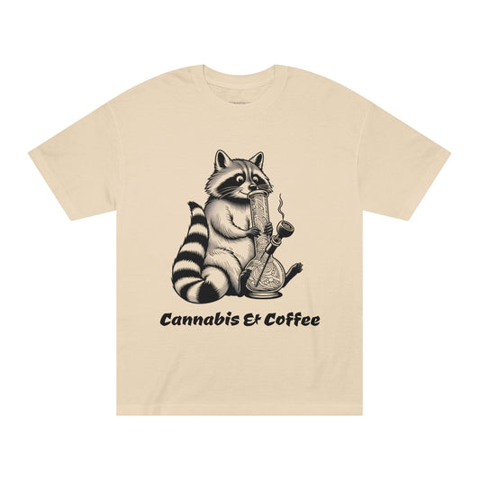 Cannabis & Coffee Unisex Classic Tee - Fun Graphic T-Shirt for Casual Wear
