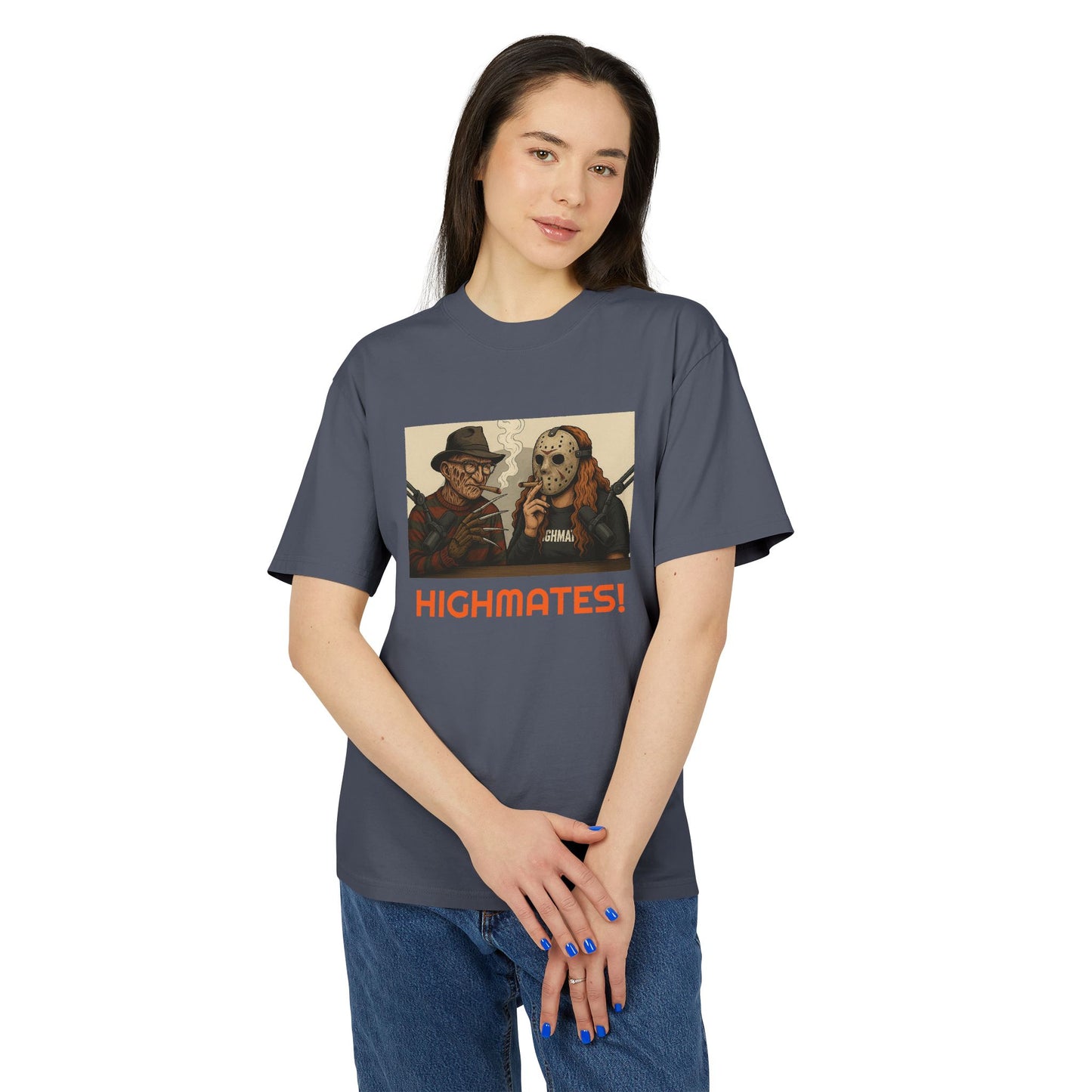 Unisex Faded Tee - Cool Horror Character Design, Perfect for Everyday Wear, Halloween, Gift for Fans of Horror Movies, Casual Style [...]