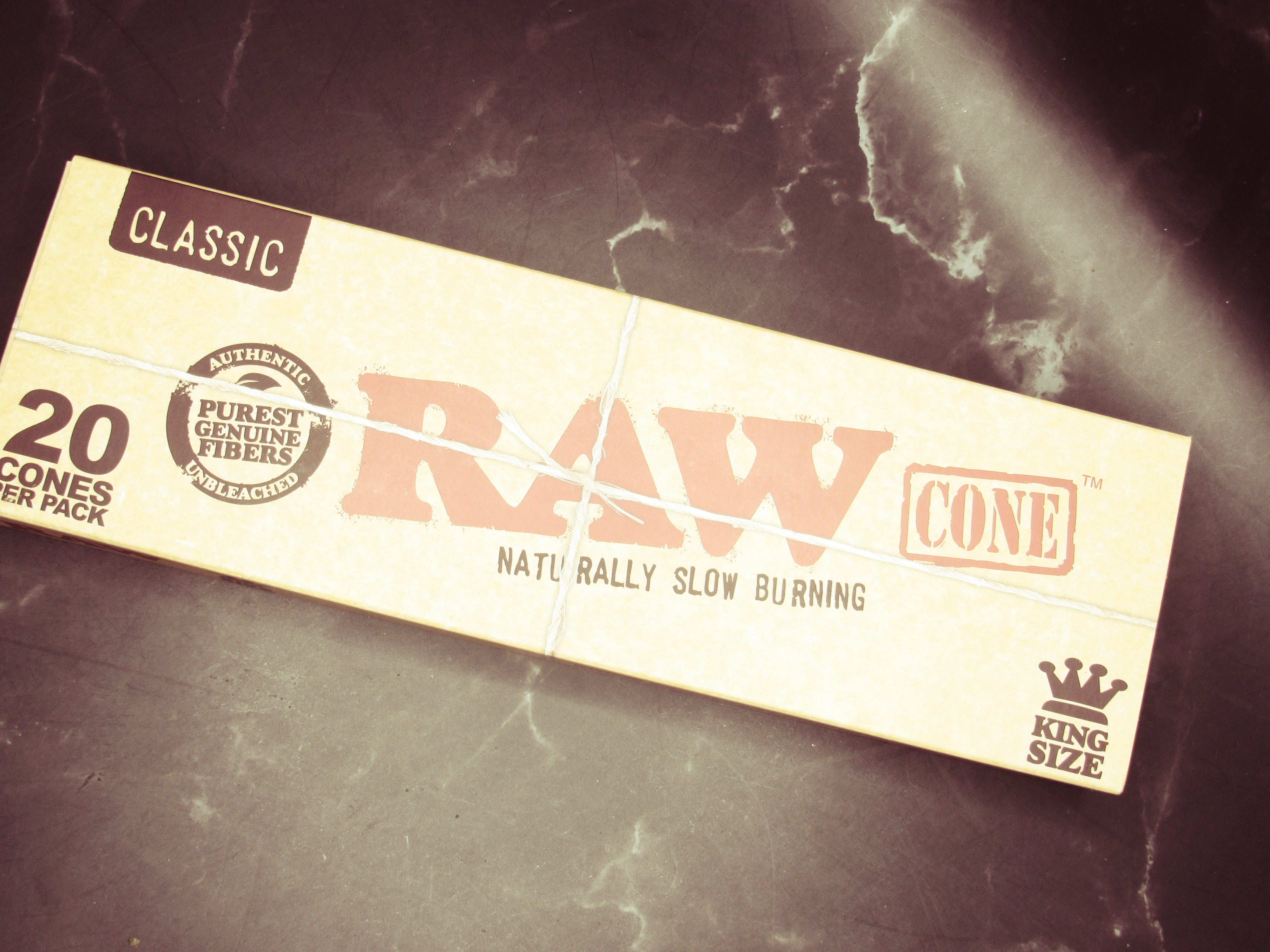 RAW Classic King Size Pre-Rolled Cones – 20 Pack
