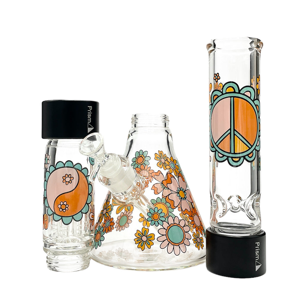 Prism Pipes Flower Power Beaker Bong