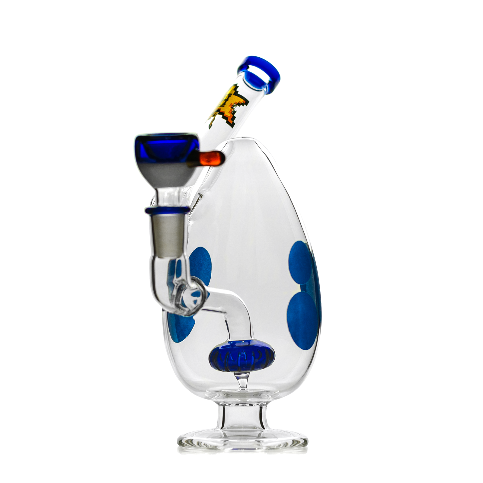 Hemper 7” Spotted Egg Mini Bong