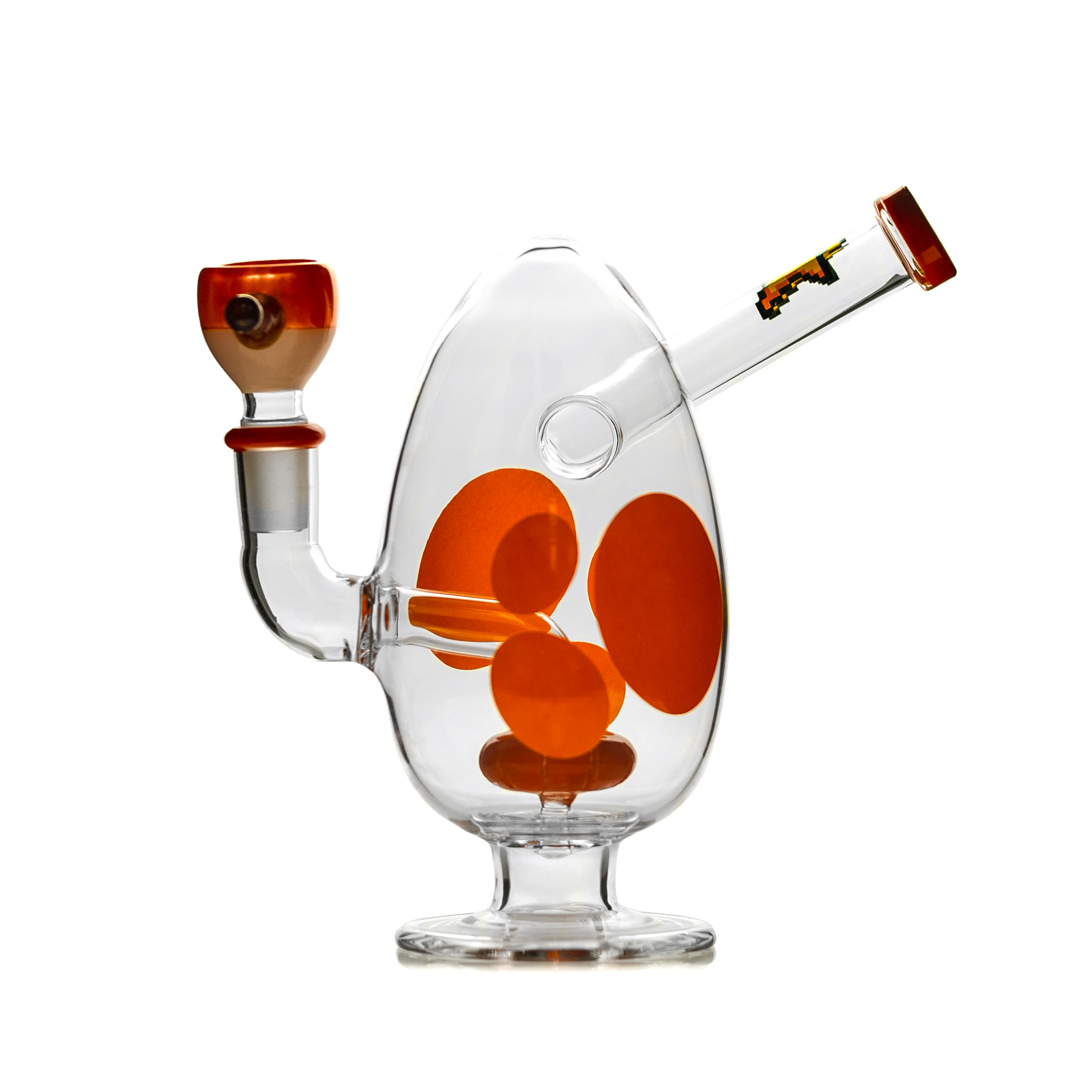 Hemper 7” Spotted Egg Mini Bong